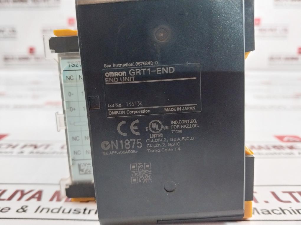 Omron Grt1-end Componet End Unit W/ Grt1-crt Grt1-ad2 Grt1-da2V Grt1-ts2T