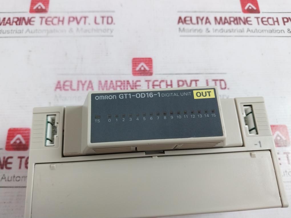 Omron Gt1-od16-1 Digital I/O Unit Gt1-bsc02-1 24Vdc