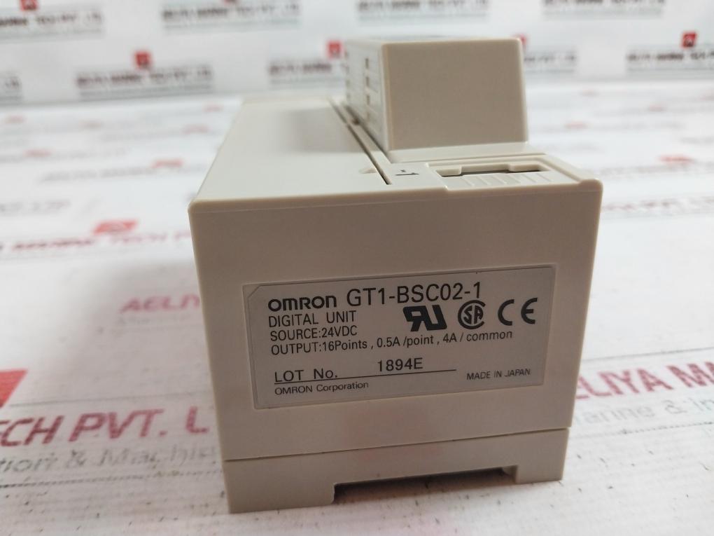 Omron Gt1-od16-1 Digital I/O Unit Gt1-bsc02-1 24Vdc