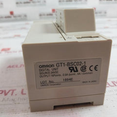 Omron Gt1-od16-1 Digital I/O Unit Gt1-bsc02-1 24Vdc