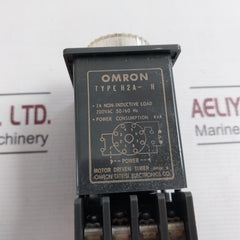 Omron H2A-7H Motor Driven Timer 0 To 7Hrs 0 To 6Hrs 200Vac 50/60Hz 4Va