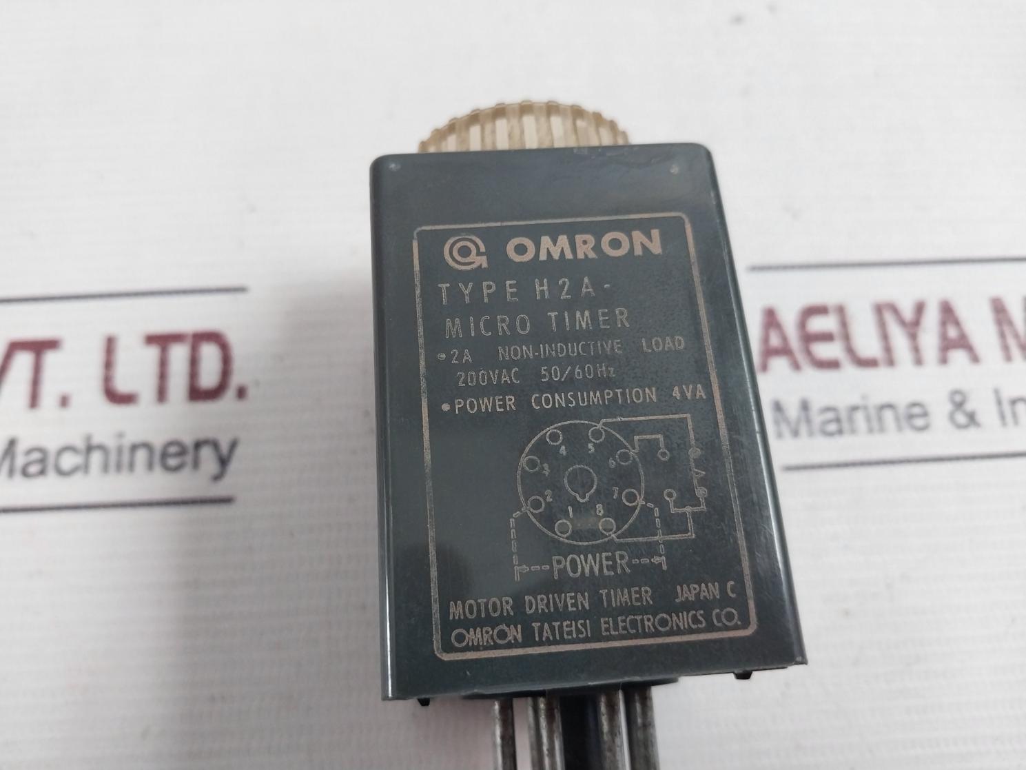 Omron H2A High-performance Motor Driven Timer 4Va 50/60Hz