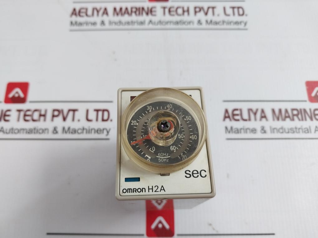 Omron H2A Miniature Motor Driven Timer 2A 250Vac Iec947, Ac-13 0-70 Sec