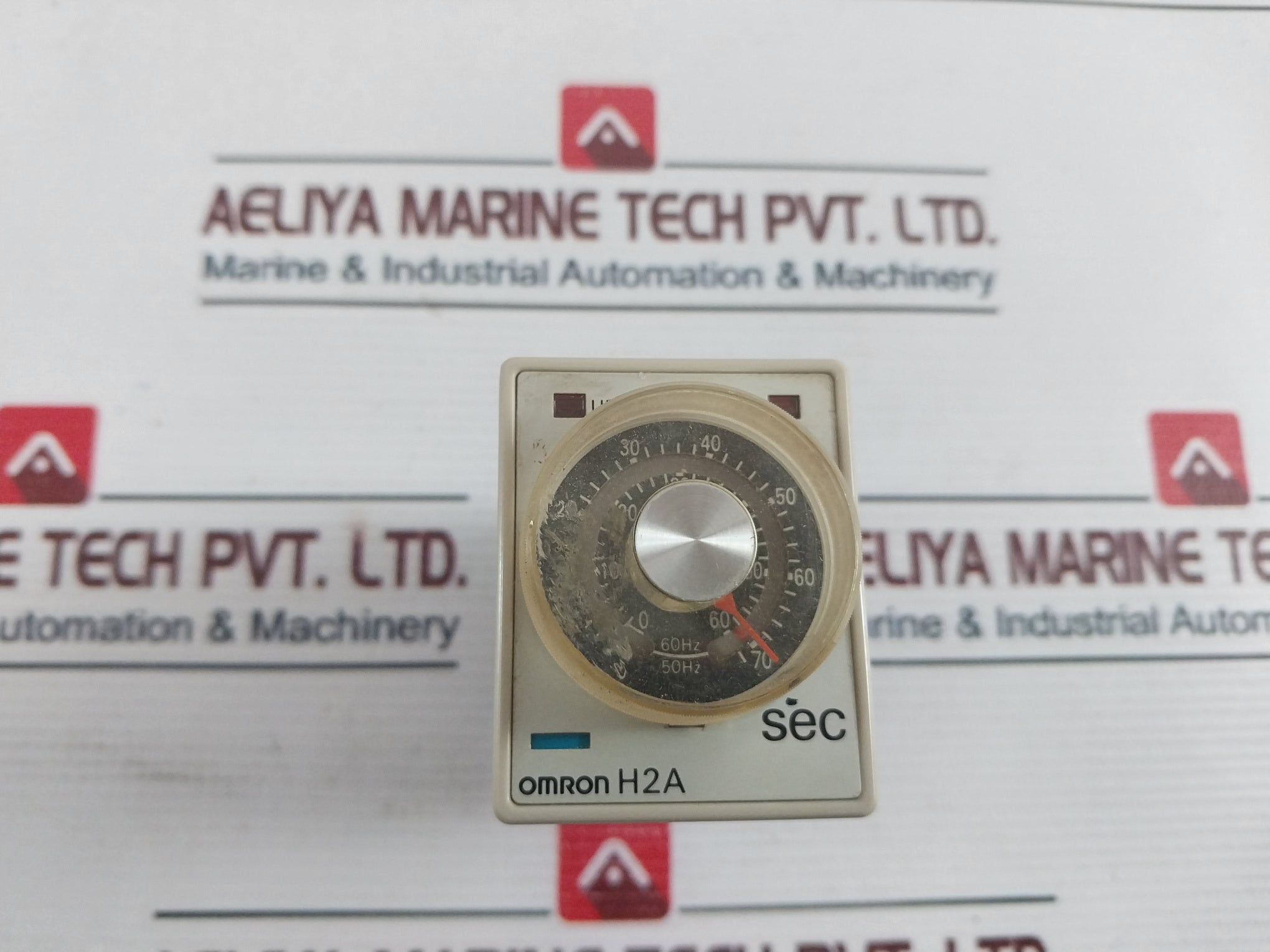 Omron H2A Motor Driven Timer 100Vac 50/60Hz 0-70 Sec 50Hz