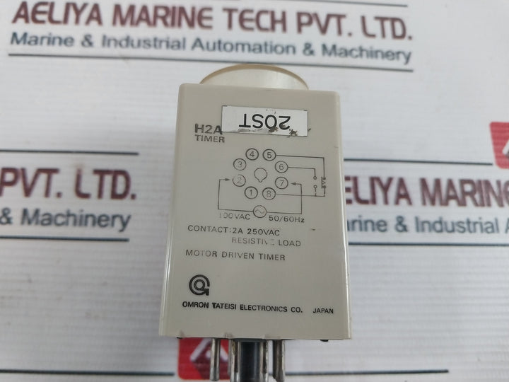 Omron H2A Motor Driven Timer 100Vac 50/60Hz 0-70 Sec 50Hz