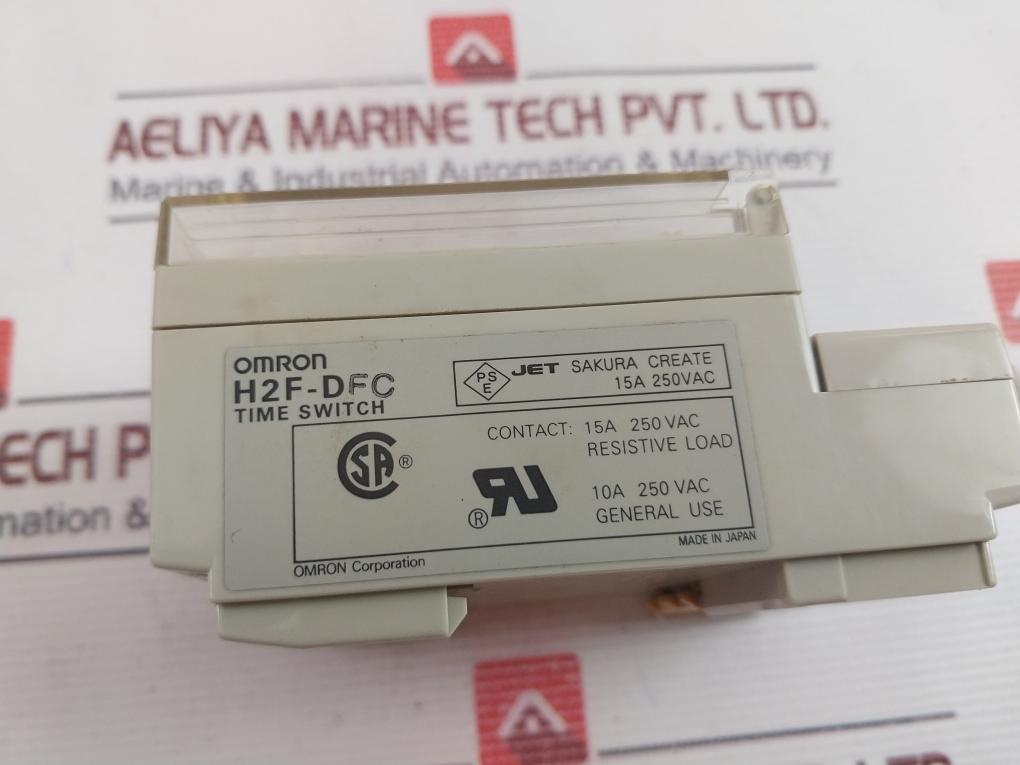 Omron H2F-dfc Motor Time Switch H2F-d/-df – Aeliya Marine Tech