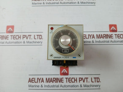 Omron H3Ba-8 Solid-state Timer Module With Base P2Cf-08 100/110/120Vac 50/60Hz