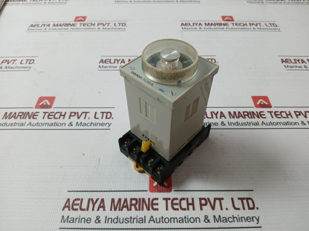 Omron H3Ba-8 Solid-state Timer Module With Base P2Cf-08 100/110/120Vac 50/60Hz