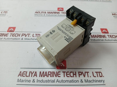Omron H3Ba-8 Solid-state Timer Module With Base P2Cf-08 100/110/120Vac 50/60Hz