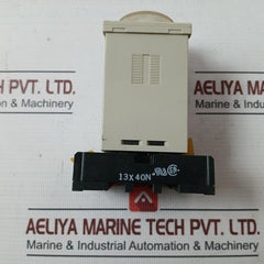 Omron H3Ba-8 Solid-state Timer Module With Base P2Cf-08 100/110/120Vac 50/60Hz