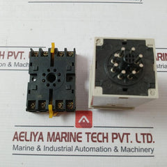 Omron H3Ba-8 Solid-state Timer Module With Base P2Cf-08 100/110/120Vac 50/60Hz
