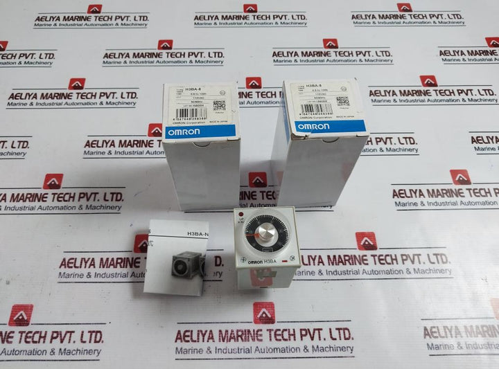 OMRON H3BA-8 Solid State Timer 110VAC 50/60Hz 0-10 Sec