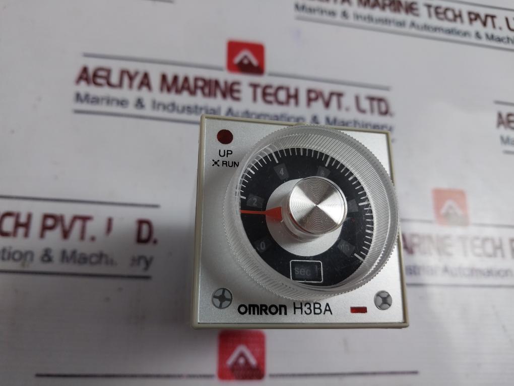 OMRON H3BA-8 Solid State Timer 110VAC 50/60Hz 0-10 Sec