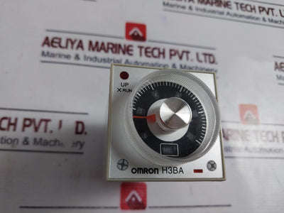 OMRON H3BA-8 Solid State Timer 110VAC 50/60Hz 0-10 Sec