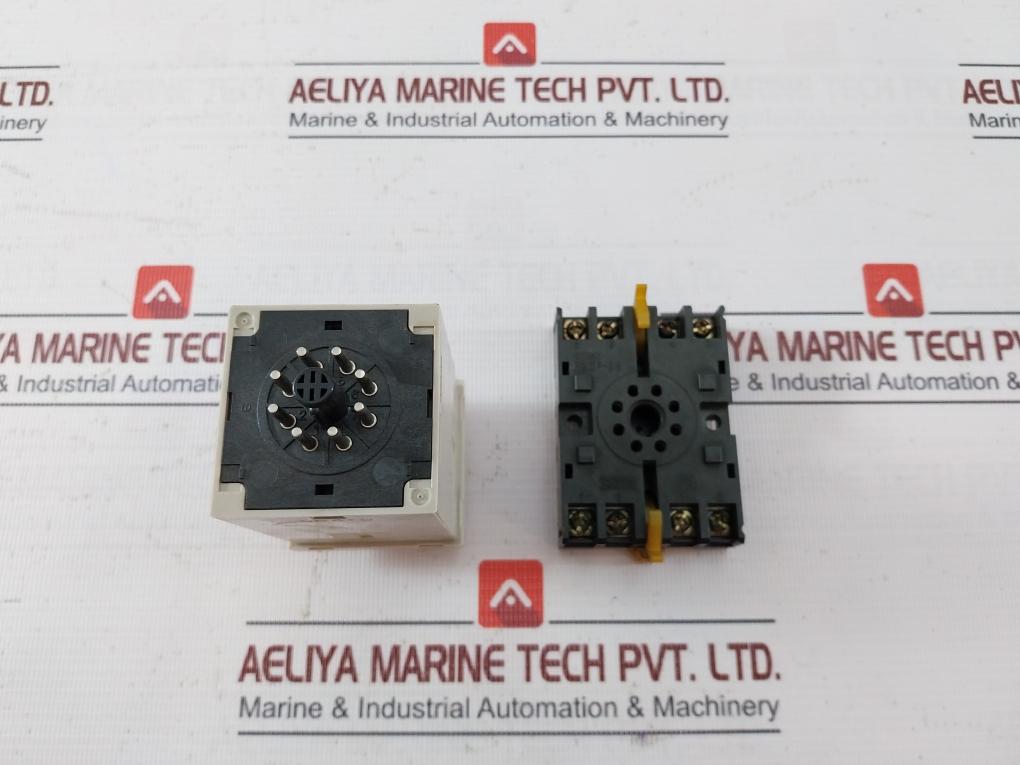 Omron H3Ba-8 Timer Delay Relay With Base 100/110/120Vac 50/60Hz