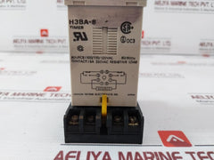 Omron H3Ba-8 Timer Delay Relay With Base 100/110/120Vac 50/60Hz