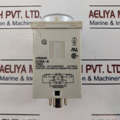 Omron H3Ba-8 Timer Relay 24 To 240Vac Dc 50/60Hz 0-5 Sec