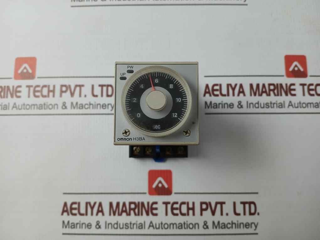Omron H3Ba-n8H Timer 0-12Sec 110Vac 50/60Hz 5A