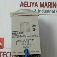 Omron H3Ba-n8H Timer 0-12Sec 110Vac 50/60Hz 5A
