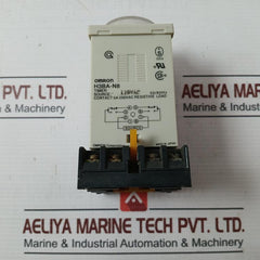 Omron H3Ba-n8 Solid-state Timer Module With Base 110Vac 50/60Hz P2Cf-08