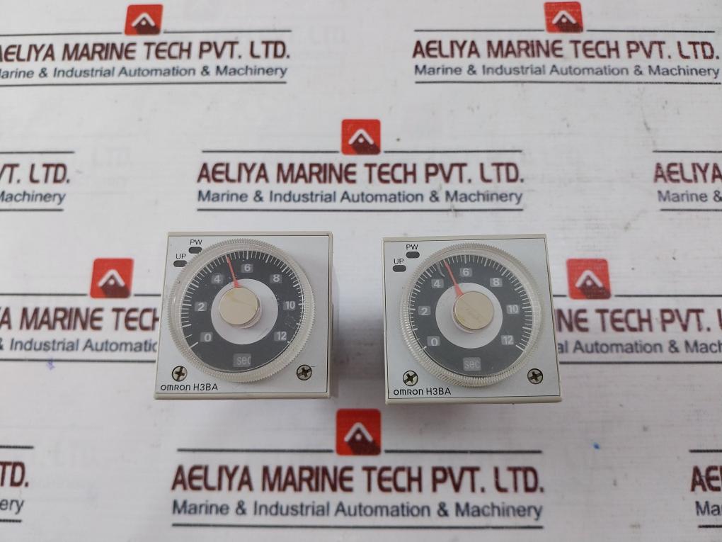 Omron H3Ba-n8 Timer Module 0-12 Sec 24 Vdc 5A 250Vac