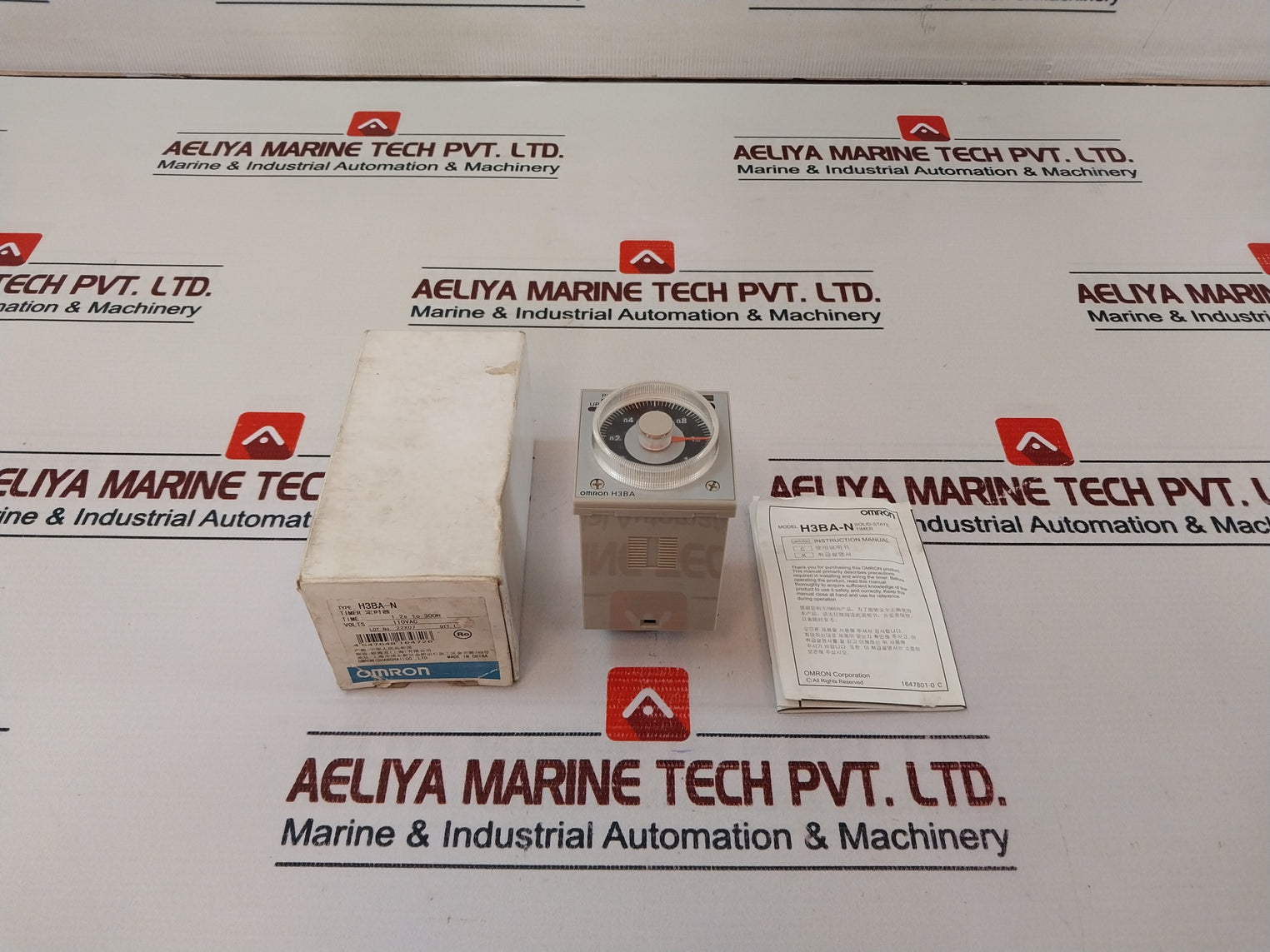 Omron H3Ba-n Solid-state Timer 0-1.2 Min 110Vac