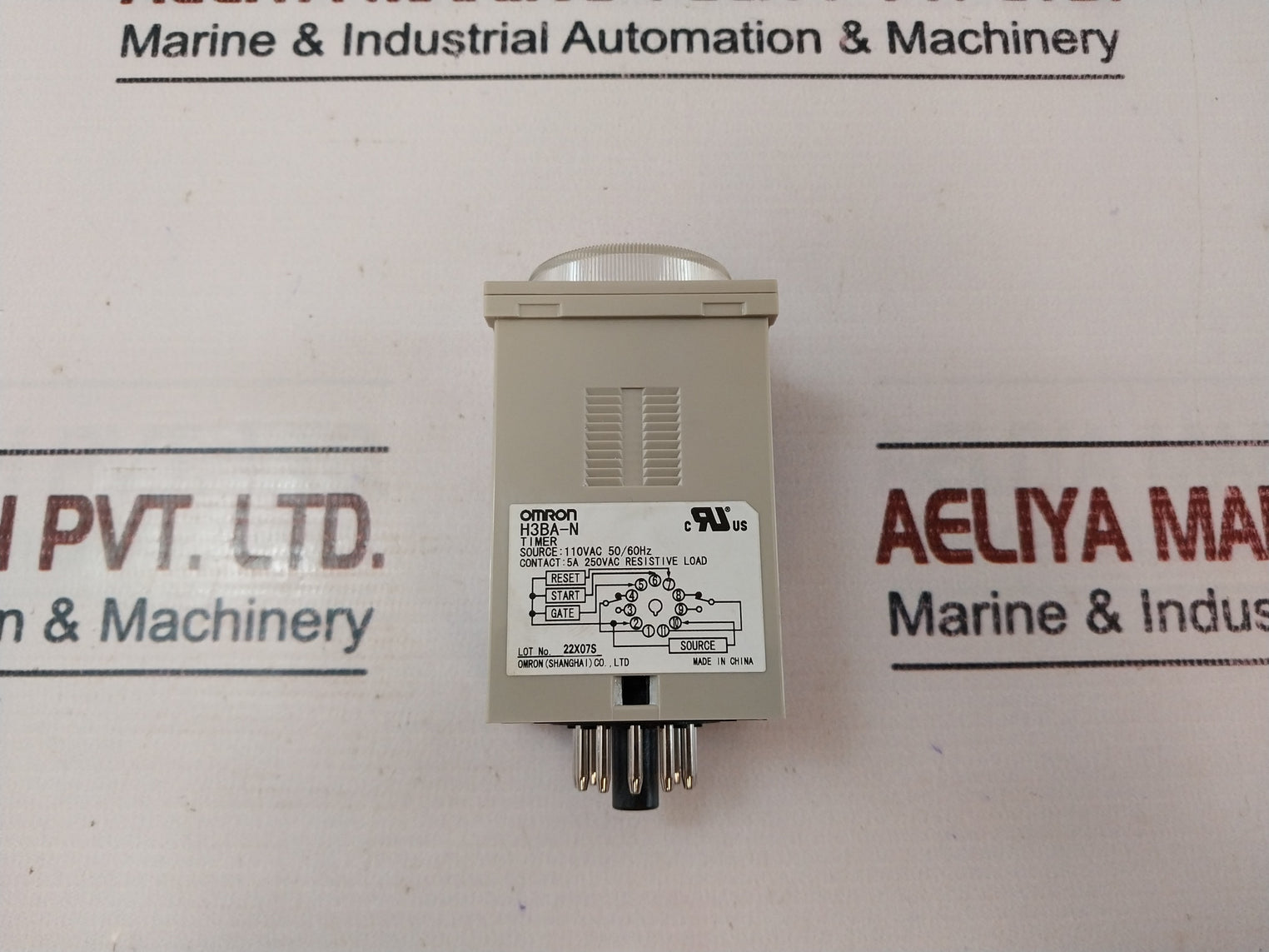 Omron H3Ba-n Solid-state Timer 0-1.2 Min 110Vac