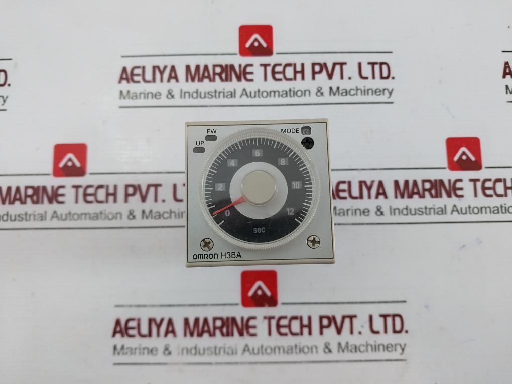 Omron H3Ba-n Solid-state Timer 0-12 Sec 110Vac 50/60Hz