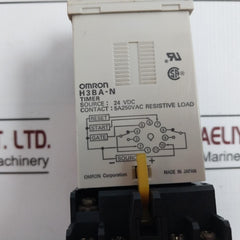 Omron H3Ba-n Solid-state Timer 24 Vdc 5A 250Vac