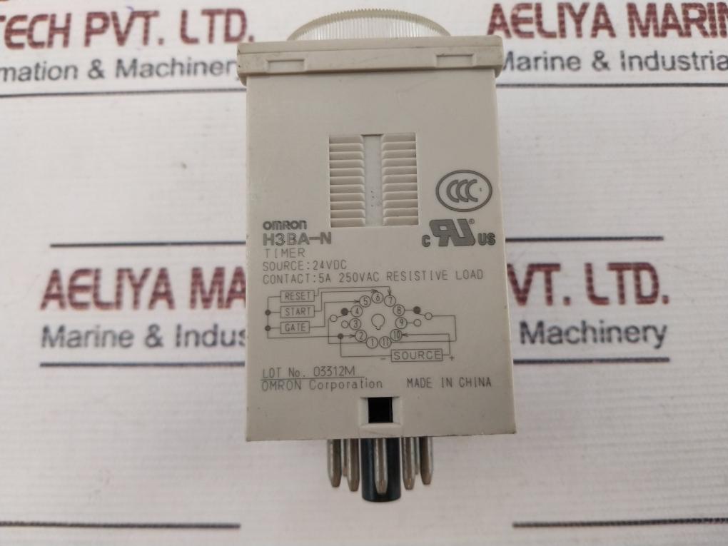OMRON H3BA-N Solid State Timer 0-1.2 Min 24VDC Mode A