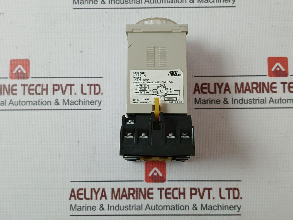 Omron H3Ba-n Solid-state Timer Module With Base 24V Dc P2Cf-11 0-12 Min