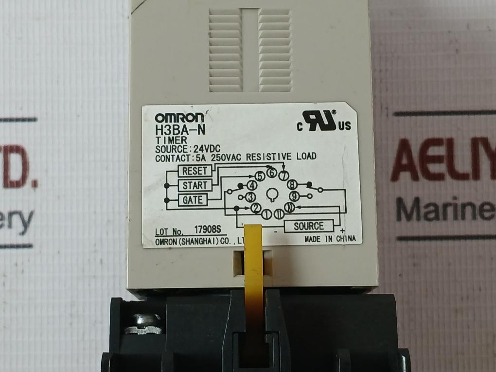 Omron H3Ba-n Solid-state Timer Module With Base 24V Dc P2Cf-11 0-12 Min