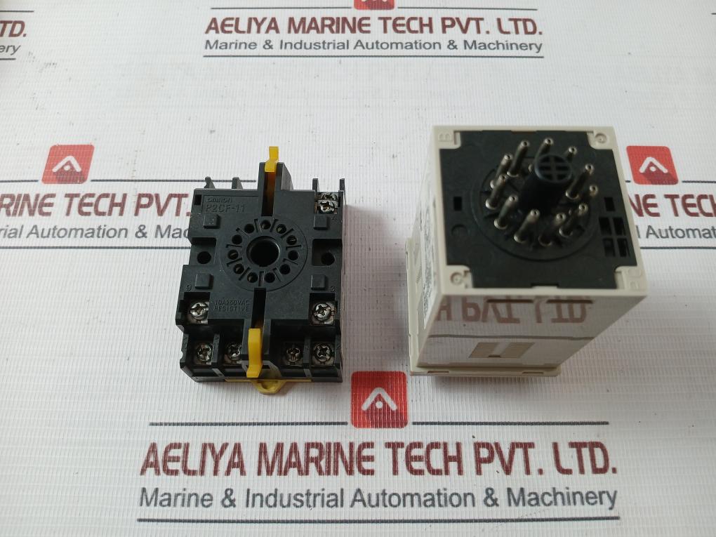 Omron H3Ba-n Solid-state Timer Module With Base 24V Dc P2Cf-11 0-12 Min