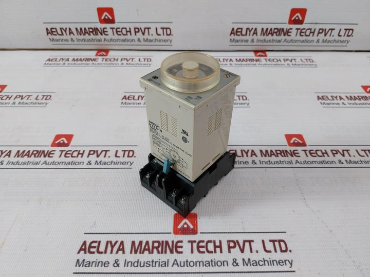 Omron H3Ba-n Solid-state Timer With Base Ps-11 0-1.2 Min, 24Vdc 5A 250Vac 10A