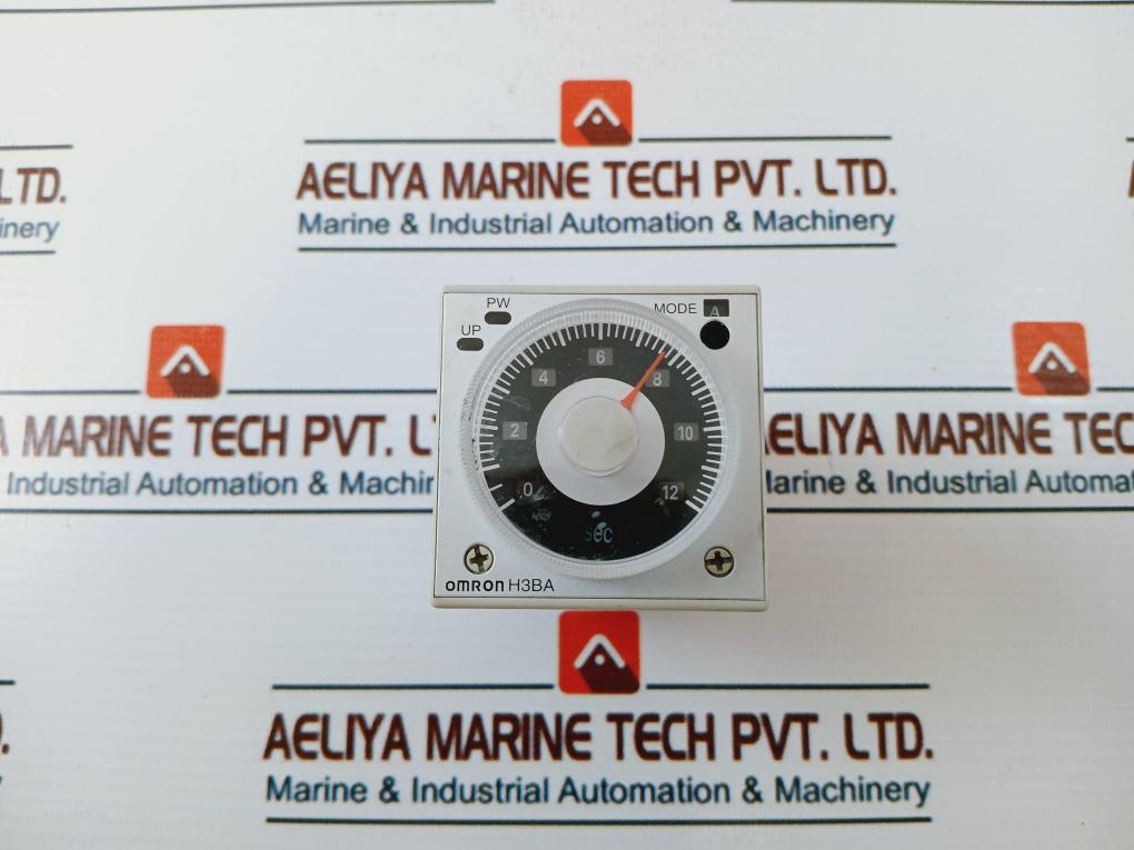 Omron H3Ba-n Timer 220Vac 50/60Hz 0-12 Sec