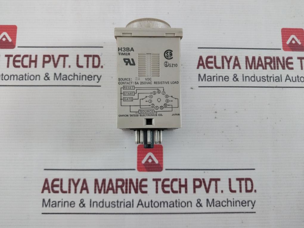 Omron H3Ba Solid-state Timer 0-1.0 Sec Mode: A 5A 24Vdc