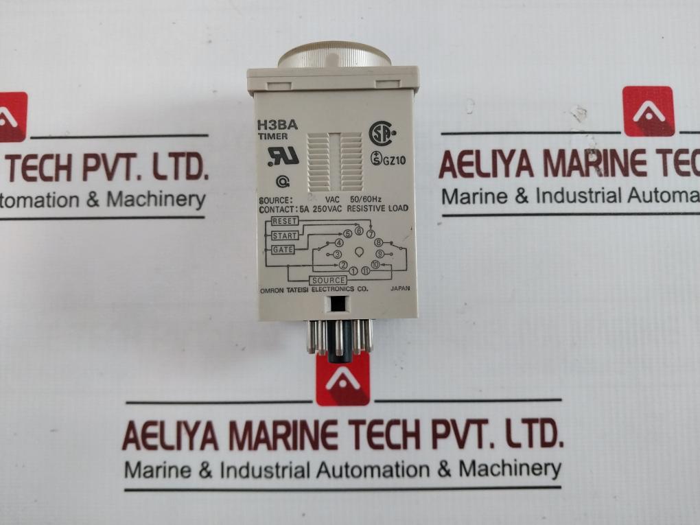 Omron H3Ba Solid-state Timer Module With Base Mode D 24V Ac 50/60Hz