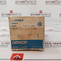 Omron H3Ba Timer 100/110/120Vac 50/60Hz