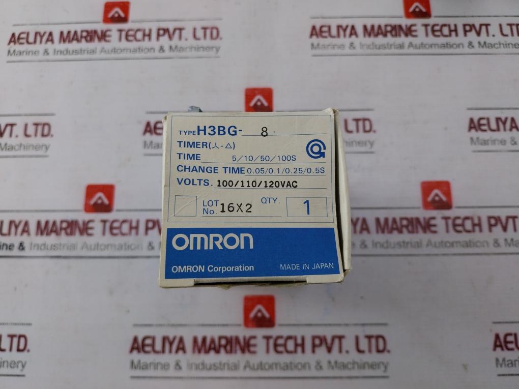 Omron H3Bg-8 Timer 0-10 Sec 100/110/120Vac 50/60Hz