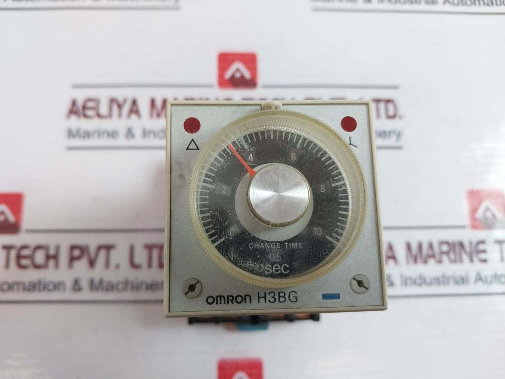 Omron H3Bg-8 Timer Relay 0-10 Sec