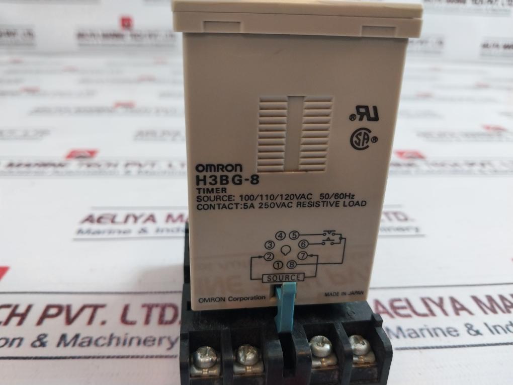 Omron H3Bg-8 Timer Relay 0-10 Sec