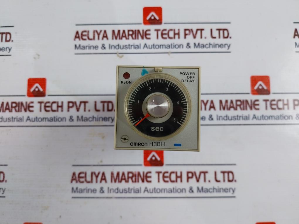 Omron H3Bh-8 Power Off Delay Timer 0.5 To 10 Sec 100/110/120Vac 50/60Hz