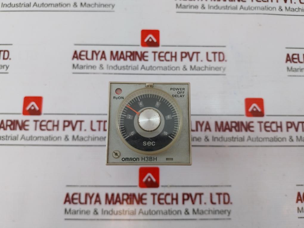 Omron H3BH-8 Timer 0.5 to 10 Sec 24VDC Power Off Delay - Aeliya Marine Tech