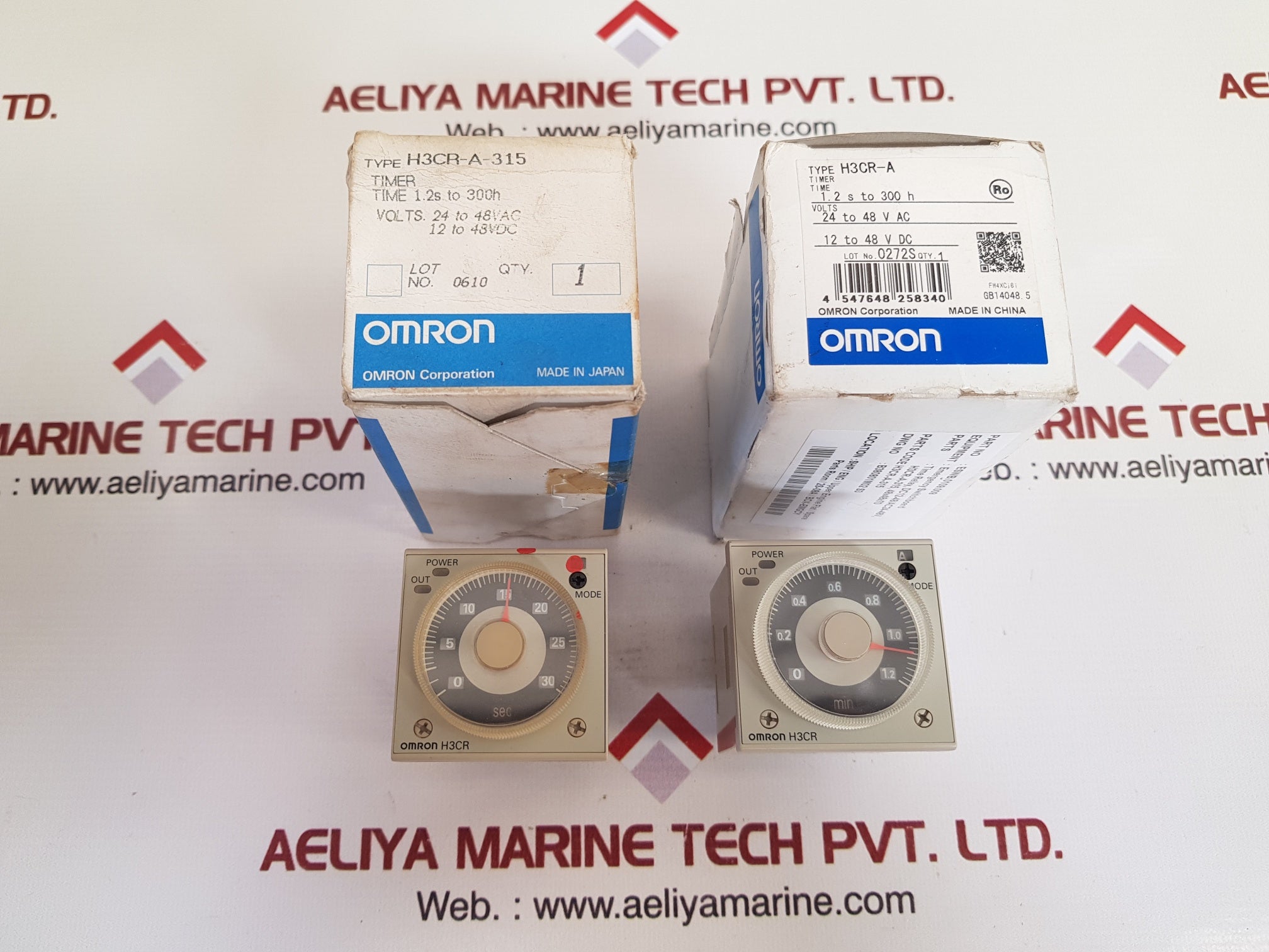 Omron H3Cr-a-315 Timer 1.2S To 300H 24-48 Vac 50/60Hz