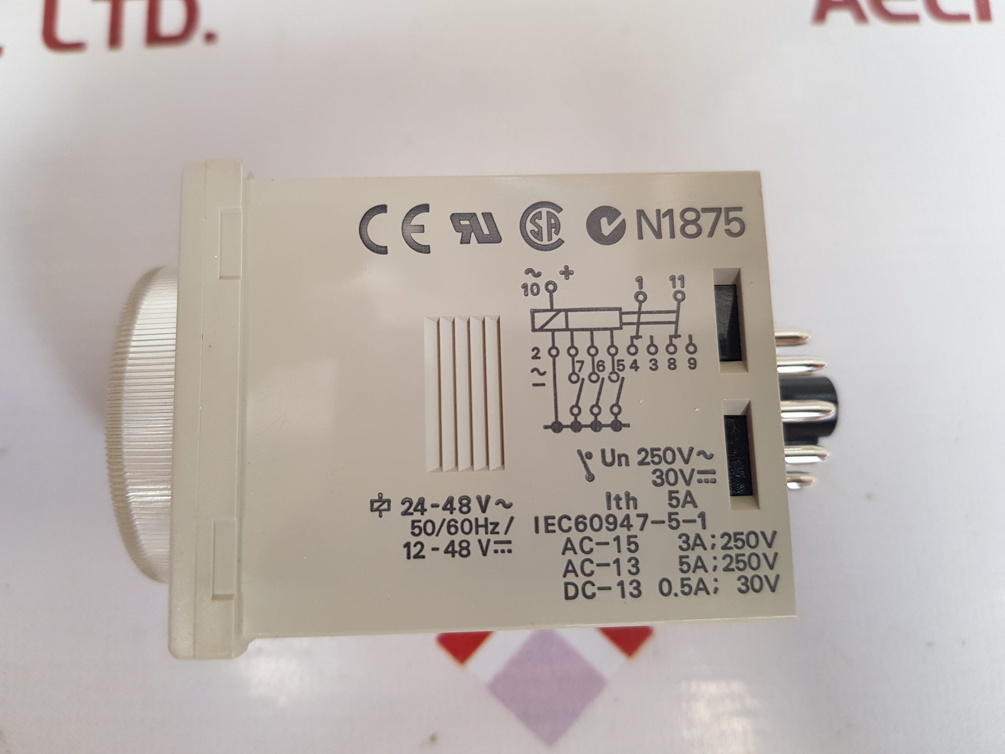 Omron H3Cr-a-315 Timer 1.2S To 300H 24-48 Vac 50/60Hz