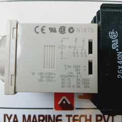 Omron H3Cr-a8E Timer With Base