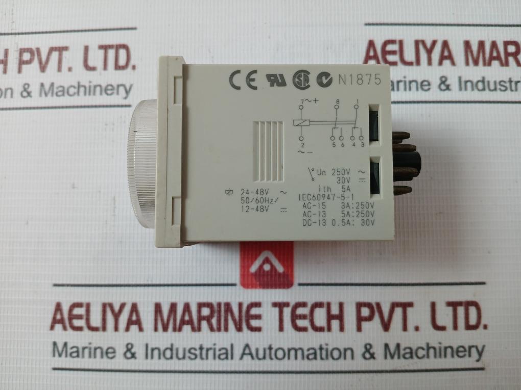 Omron H3Cr-a8 Multi-function Analog Timer Module Iec 60947-5-1 250V~ Ac 5A
