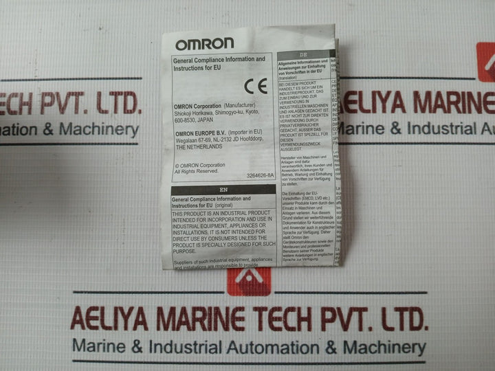 Omron H3Cr-a8 Multifunctional Timer 100-240Vac 5A 250 Vac 0.05S-300H 4Kv/2