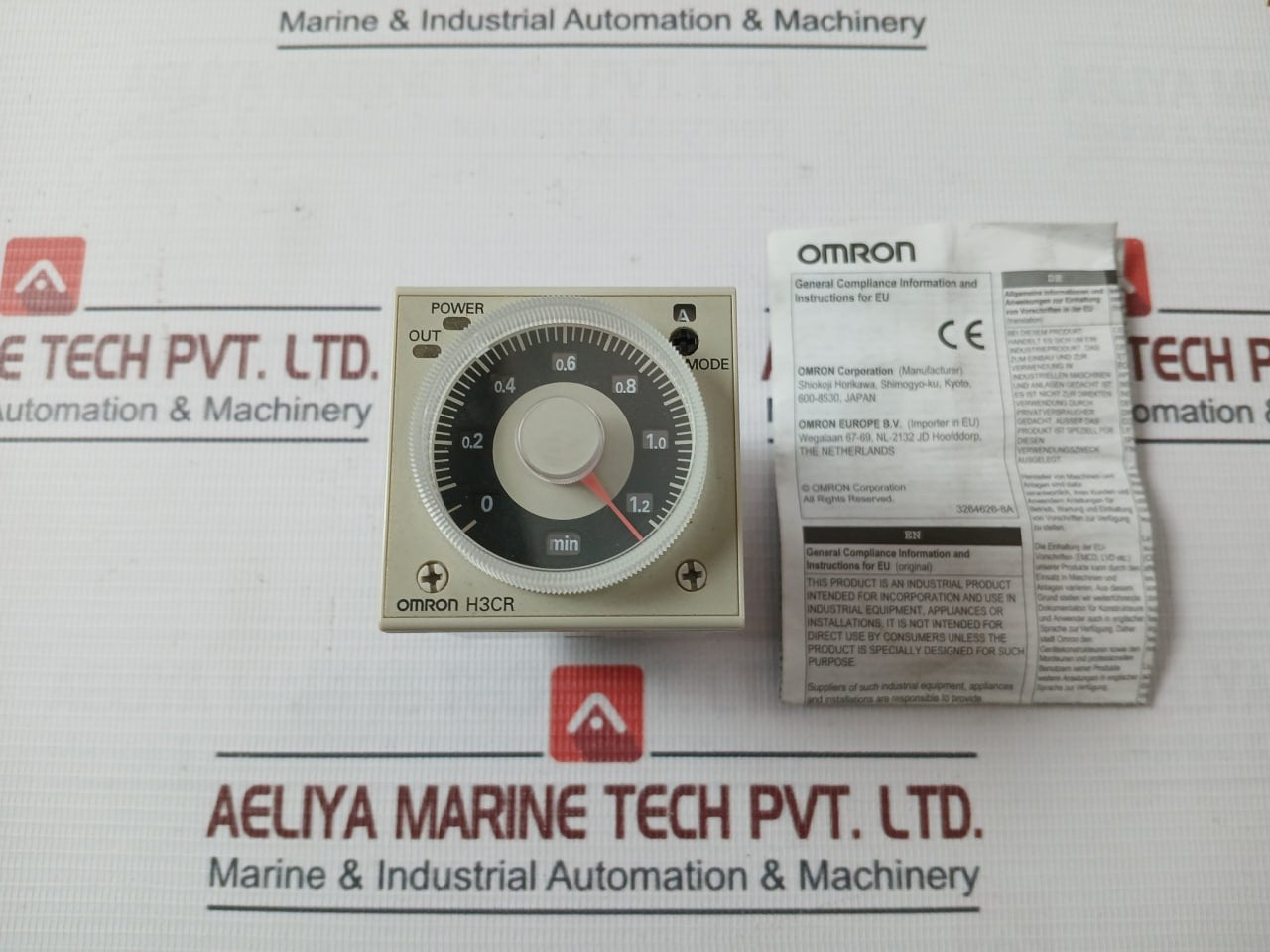 Omron H3Cr-a8 Multifunctional Timer 100-240Vac 5A 250 Vac 0.05S-300H 4Kv/2