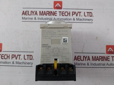 Omron H3Cr-a8 Solid-state Analog Timer W/ Base 5A 250Vac Dc-13 0.5A. 30V P2Cf-08